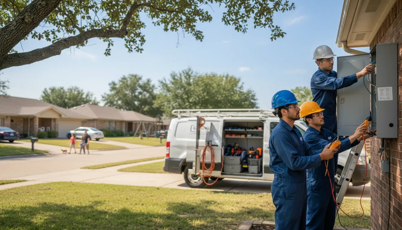 Certified electrician providing emergency electrical services in Slidell, TX